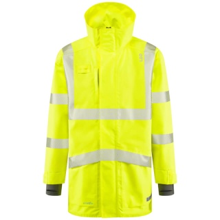 Leo Workwear A04-Y ClovellyExecutiveHi Vis Jacket Yellow
